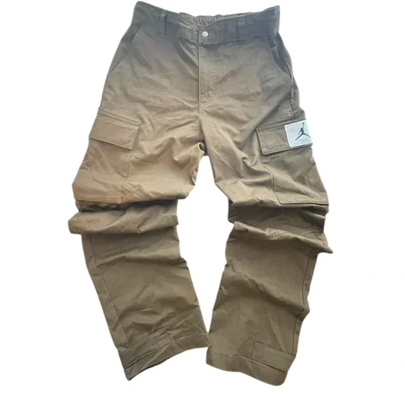 Nike Air Jordan Essentials Utility Cargo Pants color Desert Mens Size Small - Picture 2 of 15
